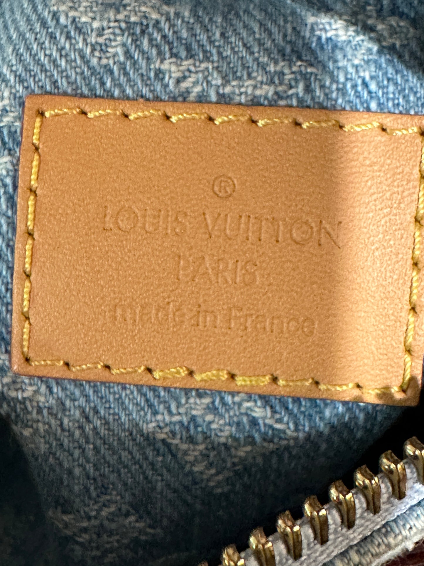 Louis Vuitton Speedy Bandouliere Denim Sky Nano 52269