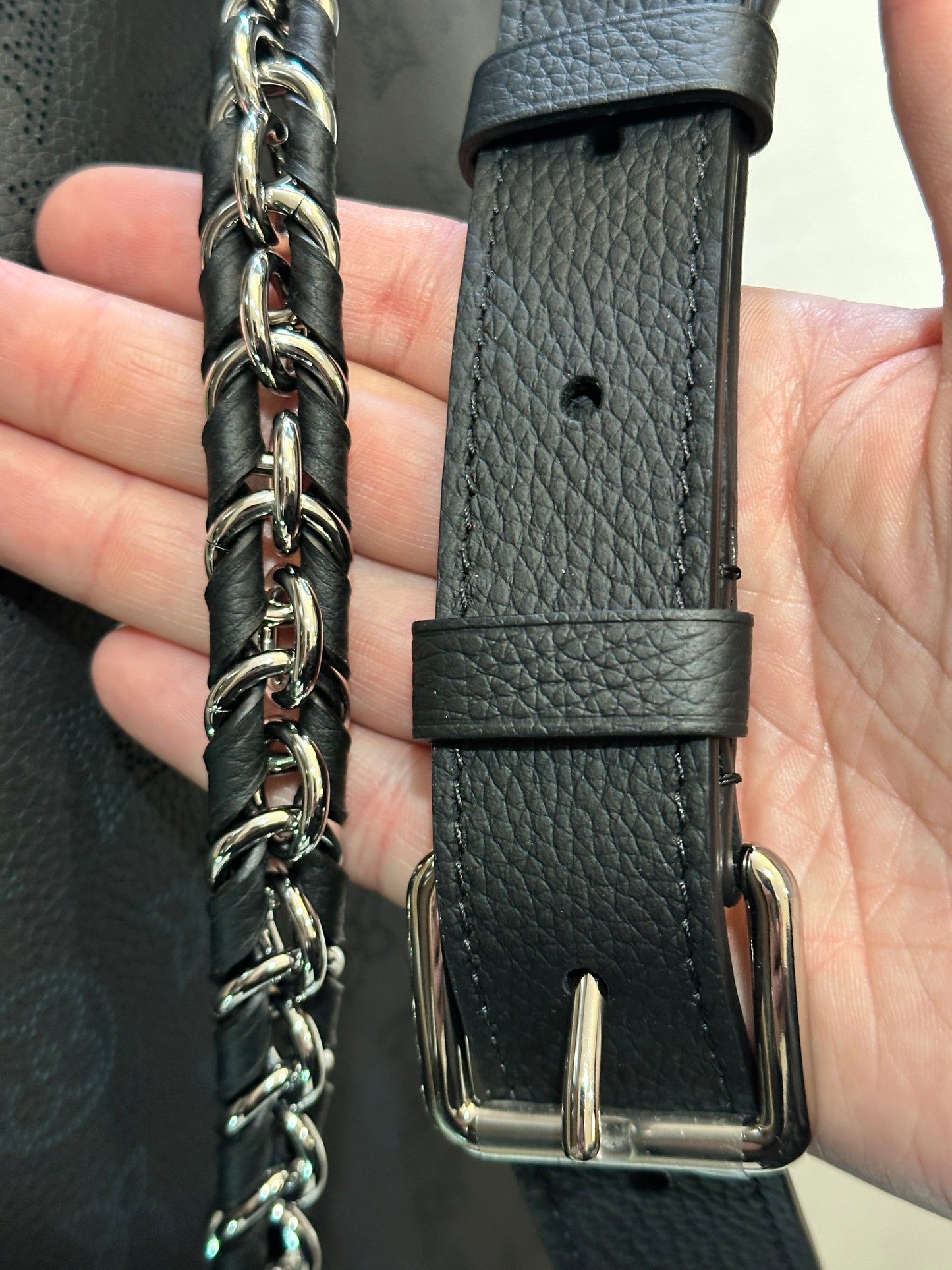 Louis Vuitton Hand It All Bag Mahina Leather MM 69064