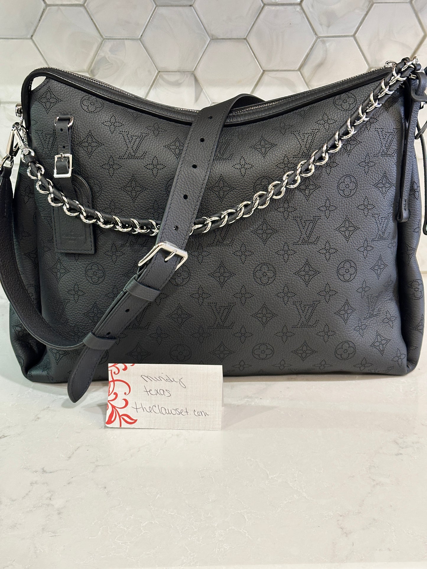 Louis Vuitton Hand It All Bag Mahina Leather MM 69064