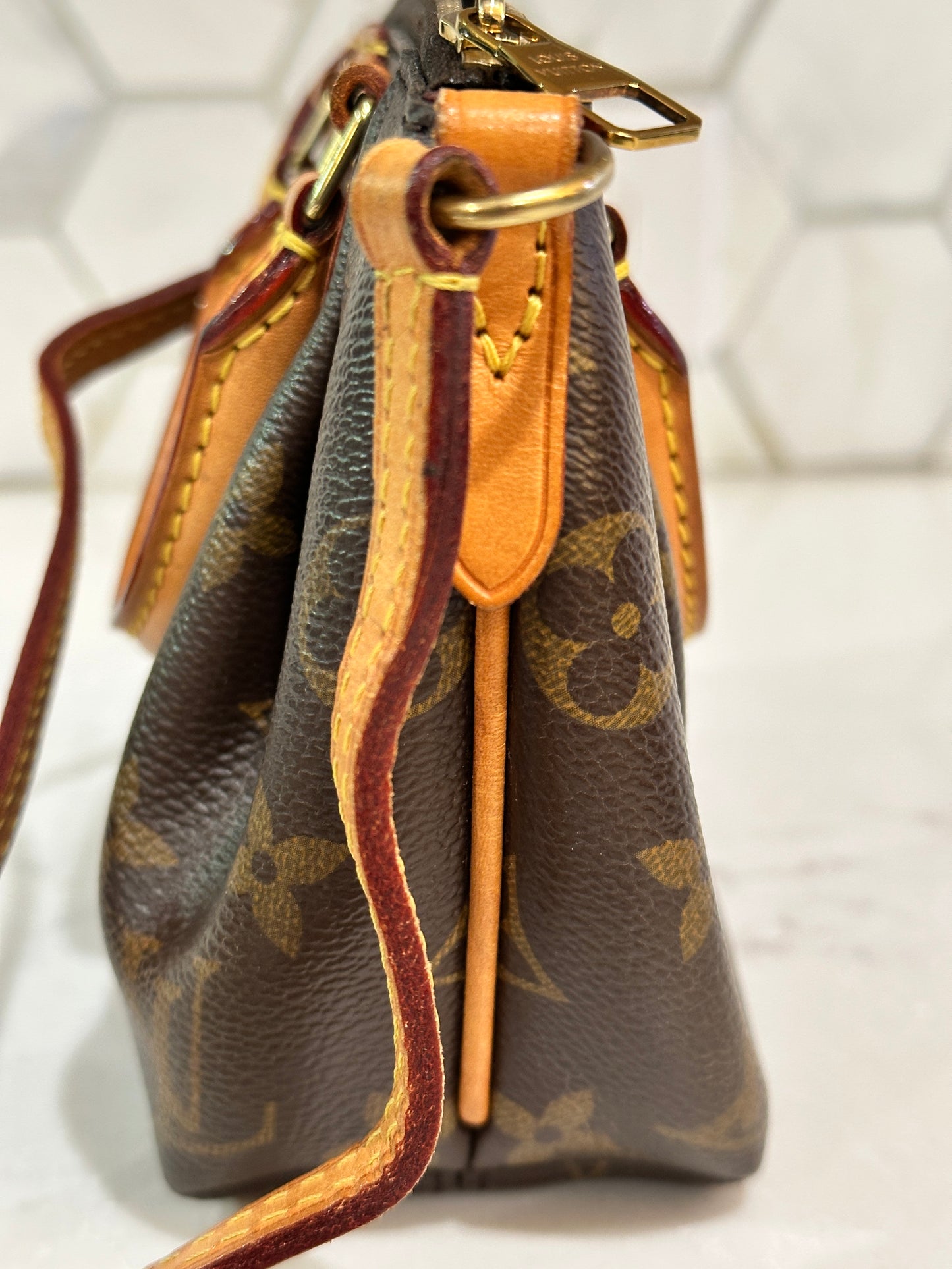 Louis Vuitton Turenne Handbag Monogram Canvas Nano 61149