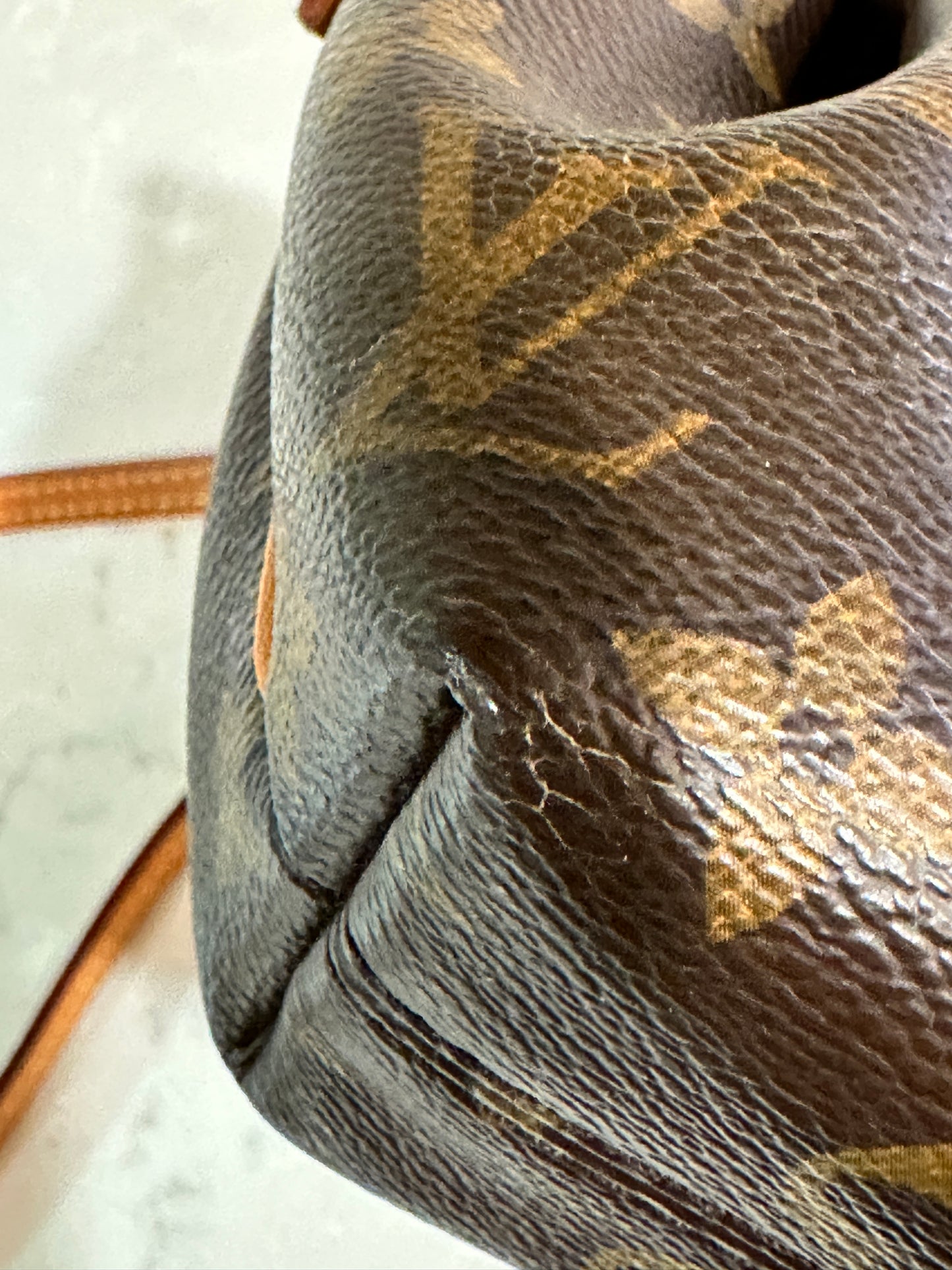 Louis Vuitton Turenne Handbag Monogram Canvas Nano 61149