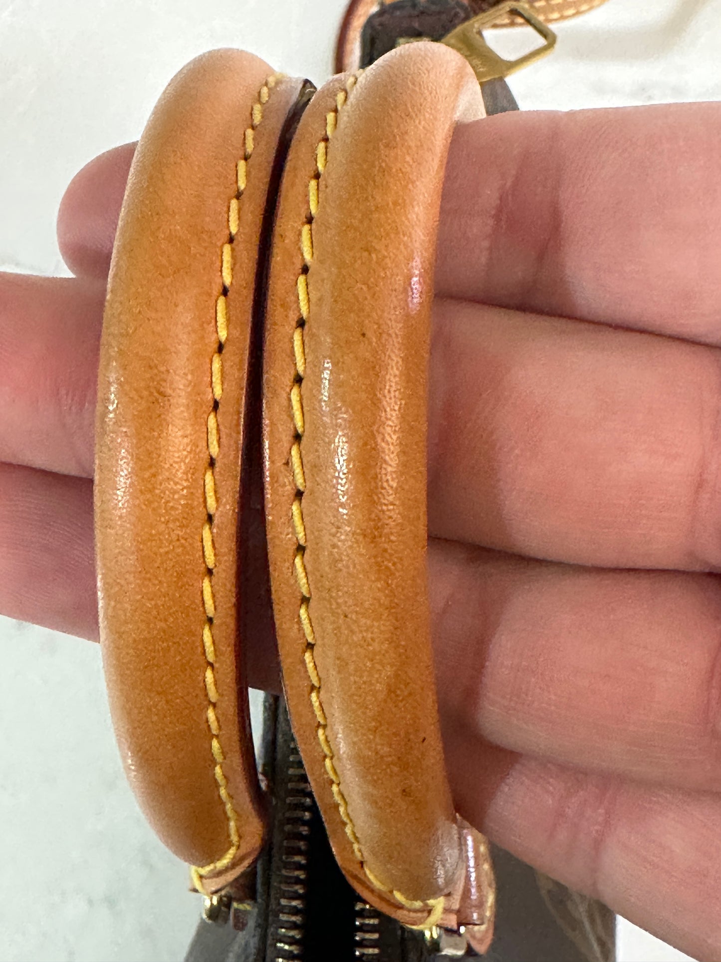 Louis Vuitton Turenne Handbag Monogram Canvas Nano 61149