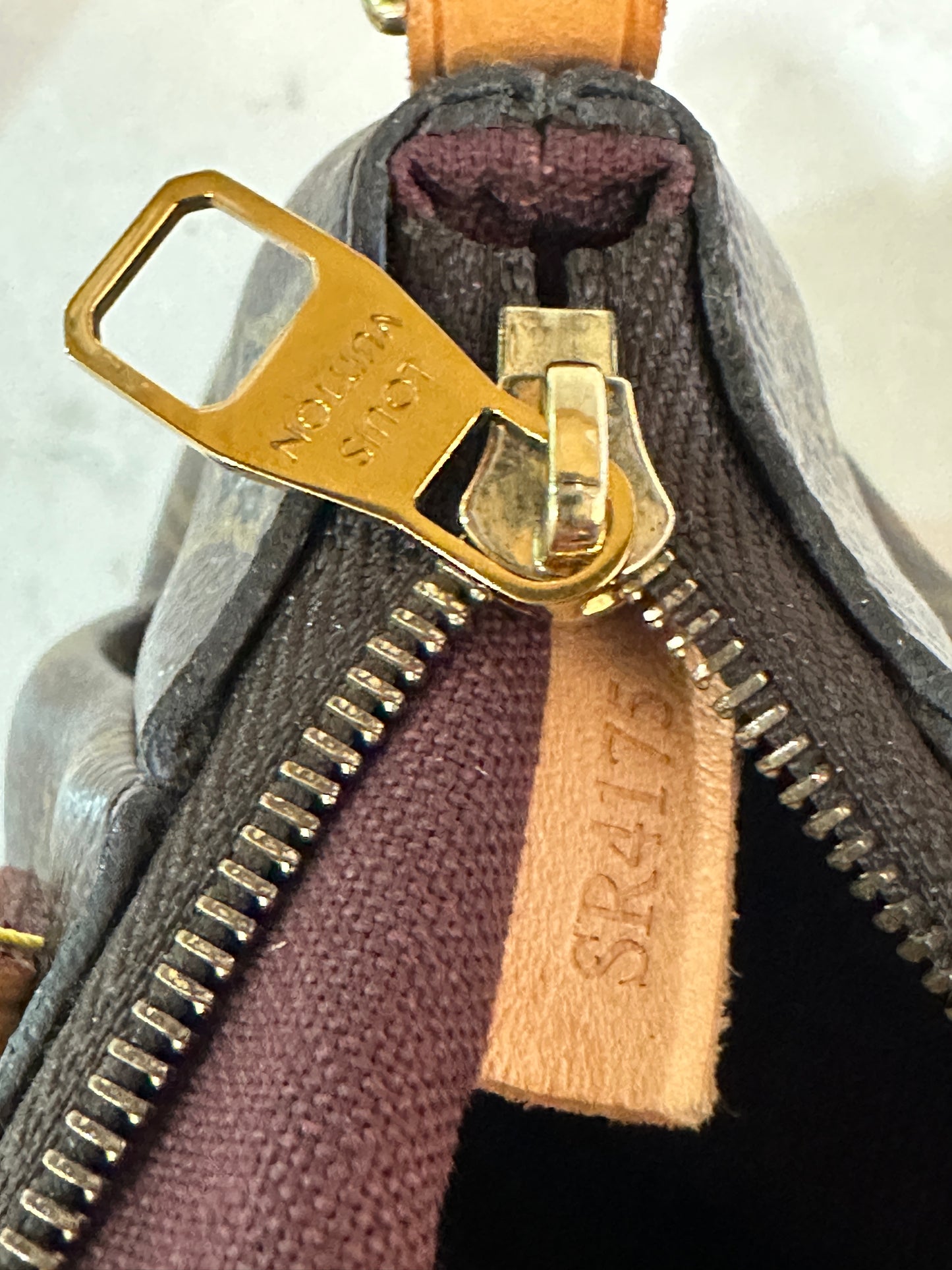 Louis Vuitton Turenne Handbag Monogram Canvas Nano 61149