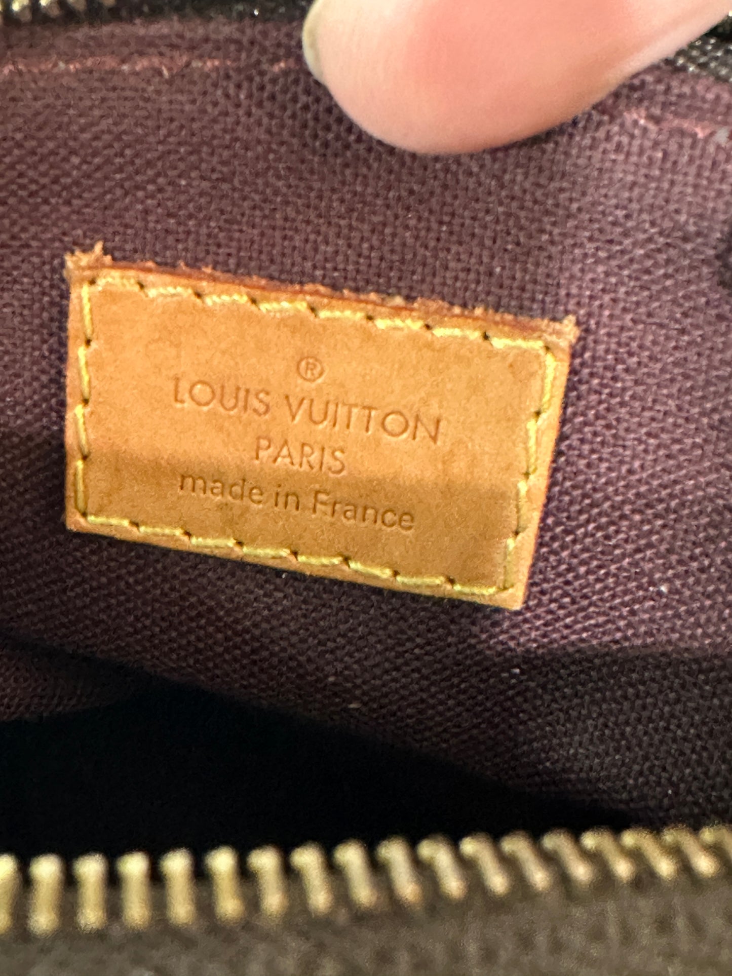 Louis Vuitton Turenne Handbag Monogram Canvas Nano 61149