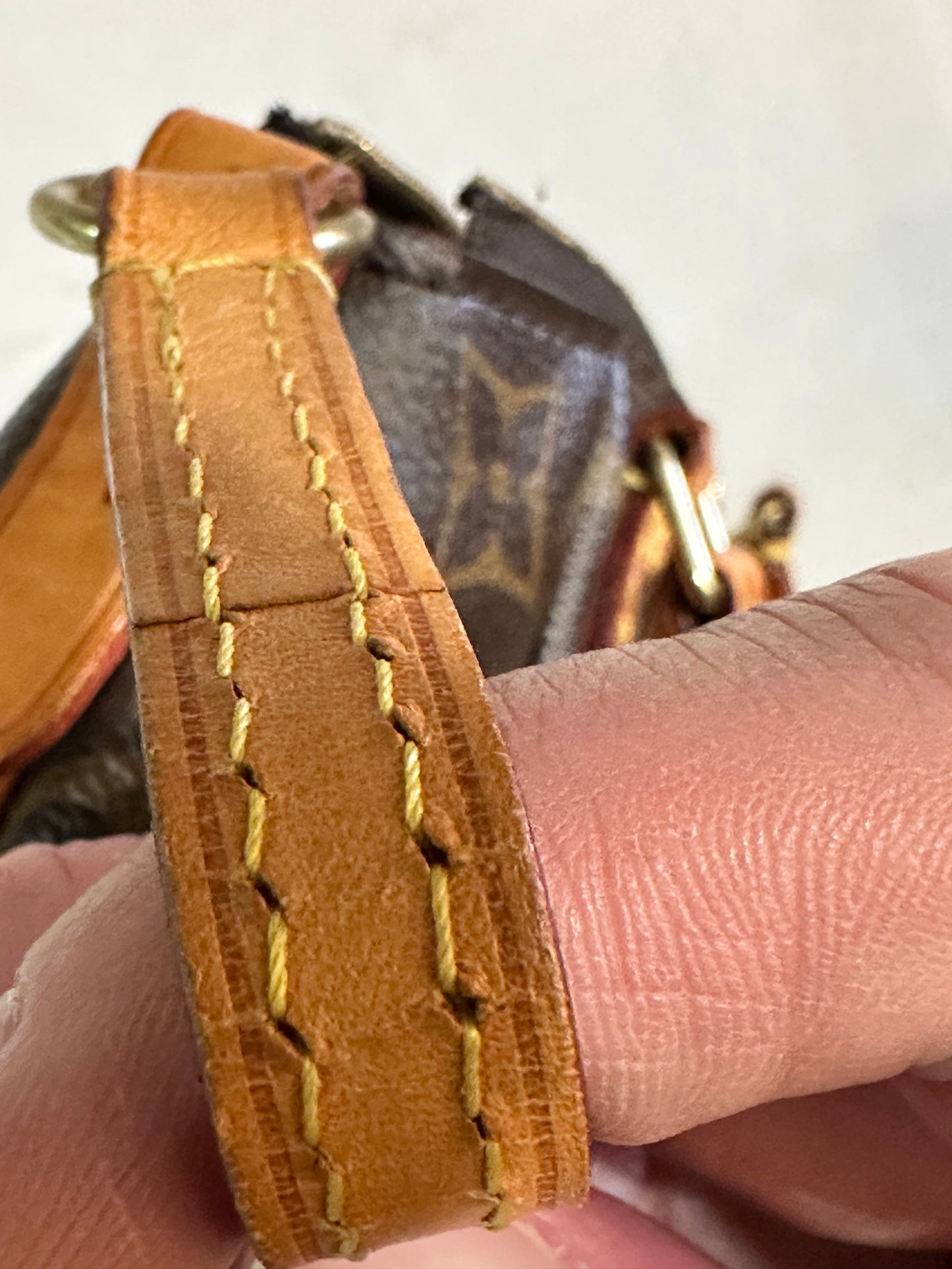 Louis Vuitton Turenne Handbag Monogram Canvas Nano 61149