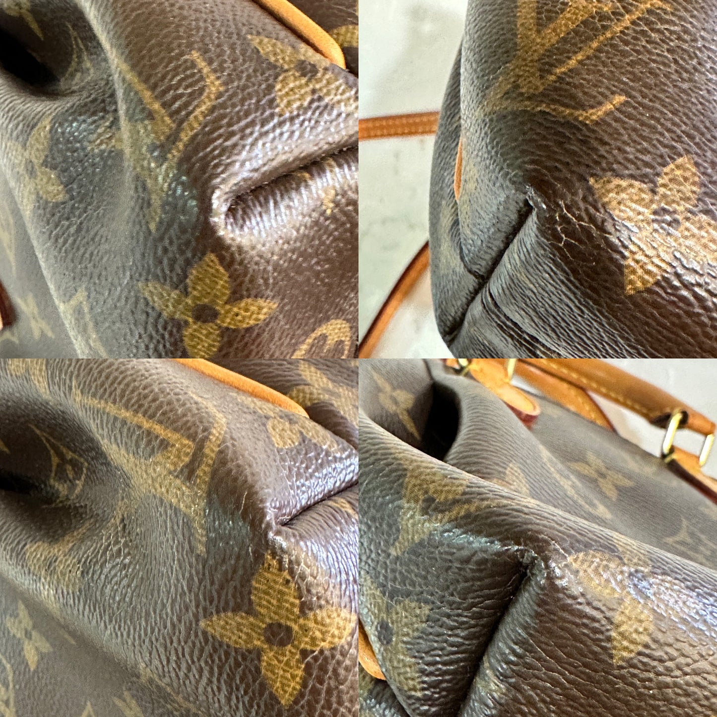 Louis Vuitton Turenne Handbag Monogram Canvas Nano 61149