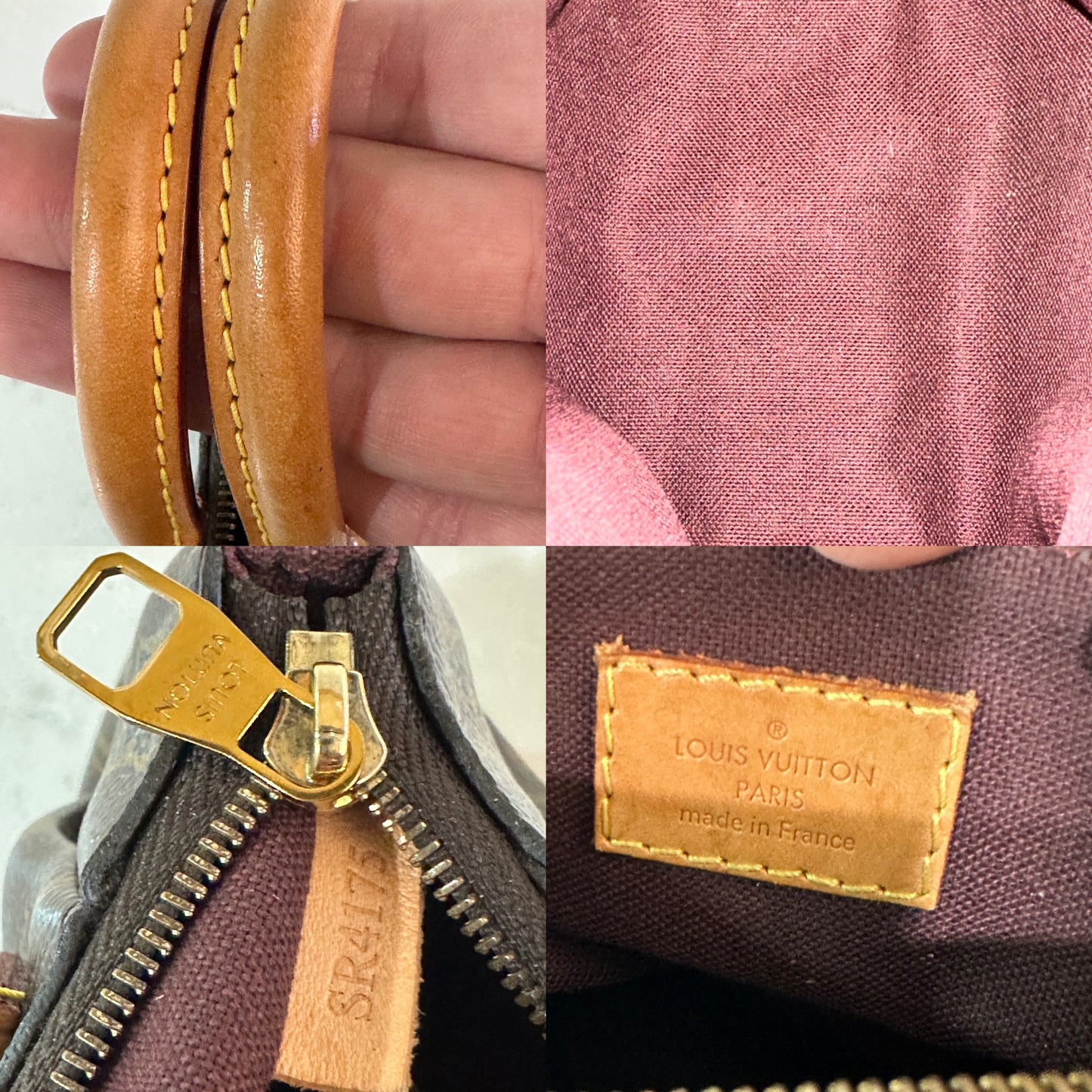 Louis Vuitton Turenne Handbag Monogram Canvas Nano 61149