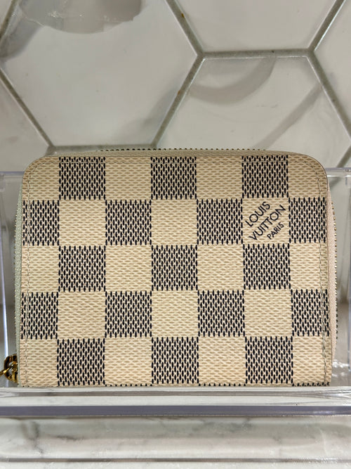 Louis Vuitton Zippy Coin Purse Damier Azur 