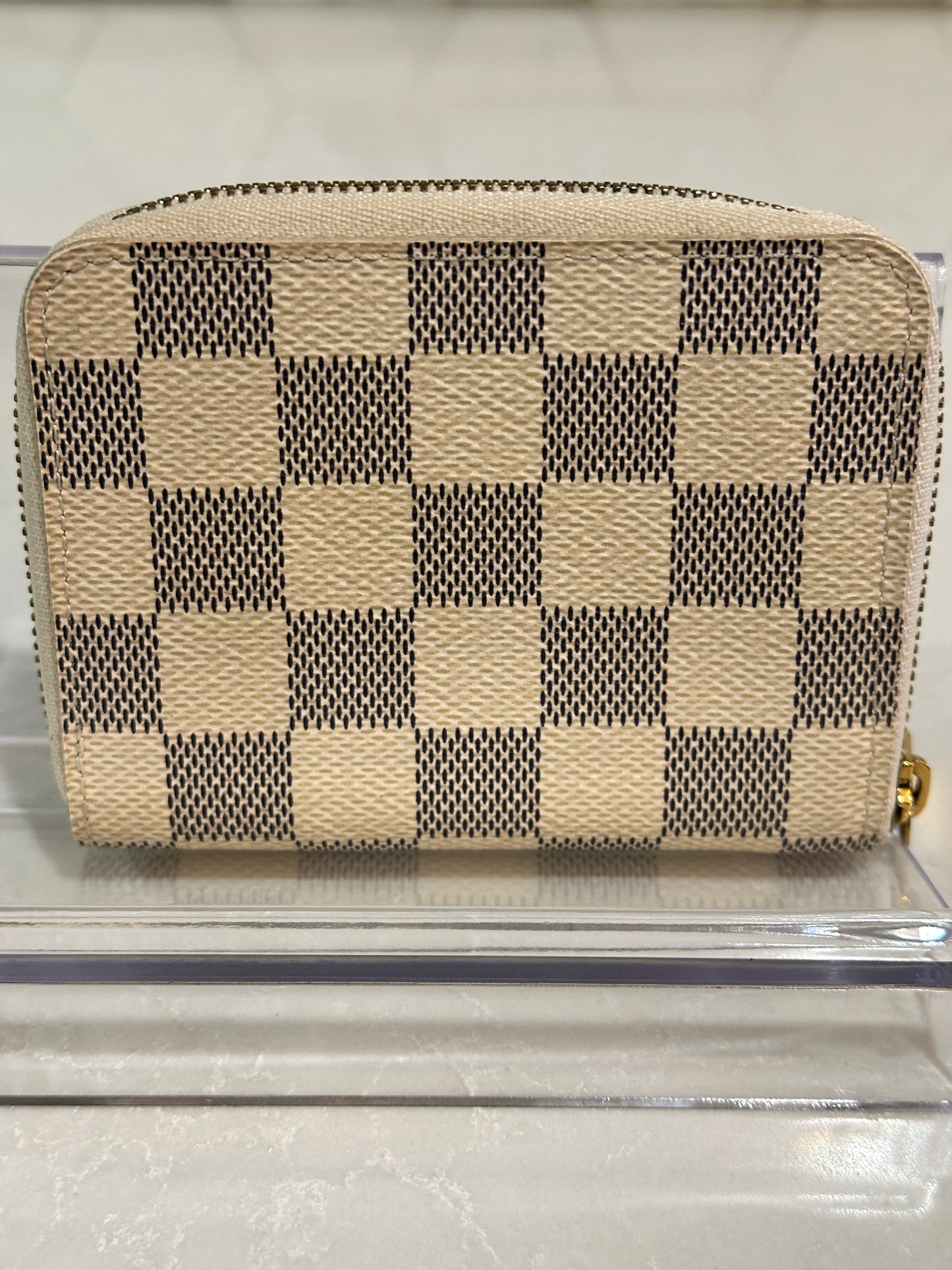 Louis Vuitton Zippy Coin Purse Damier Azur 57002