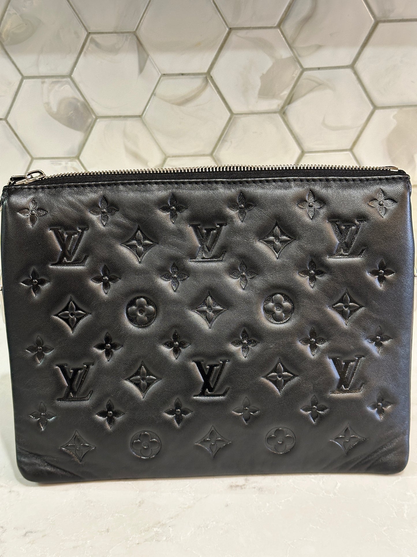 Louis Vuitton Coussin Bag Monogram Embossed Lambskin PM 54829