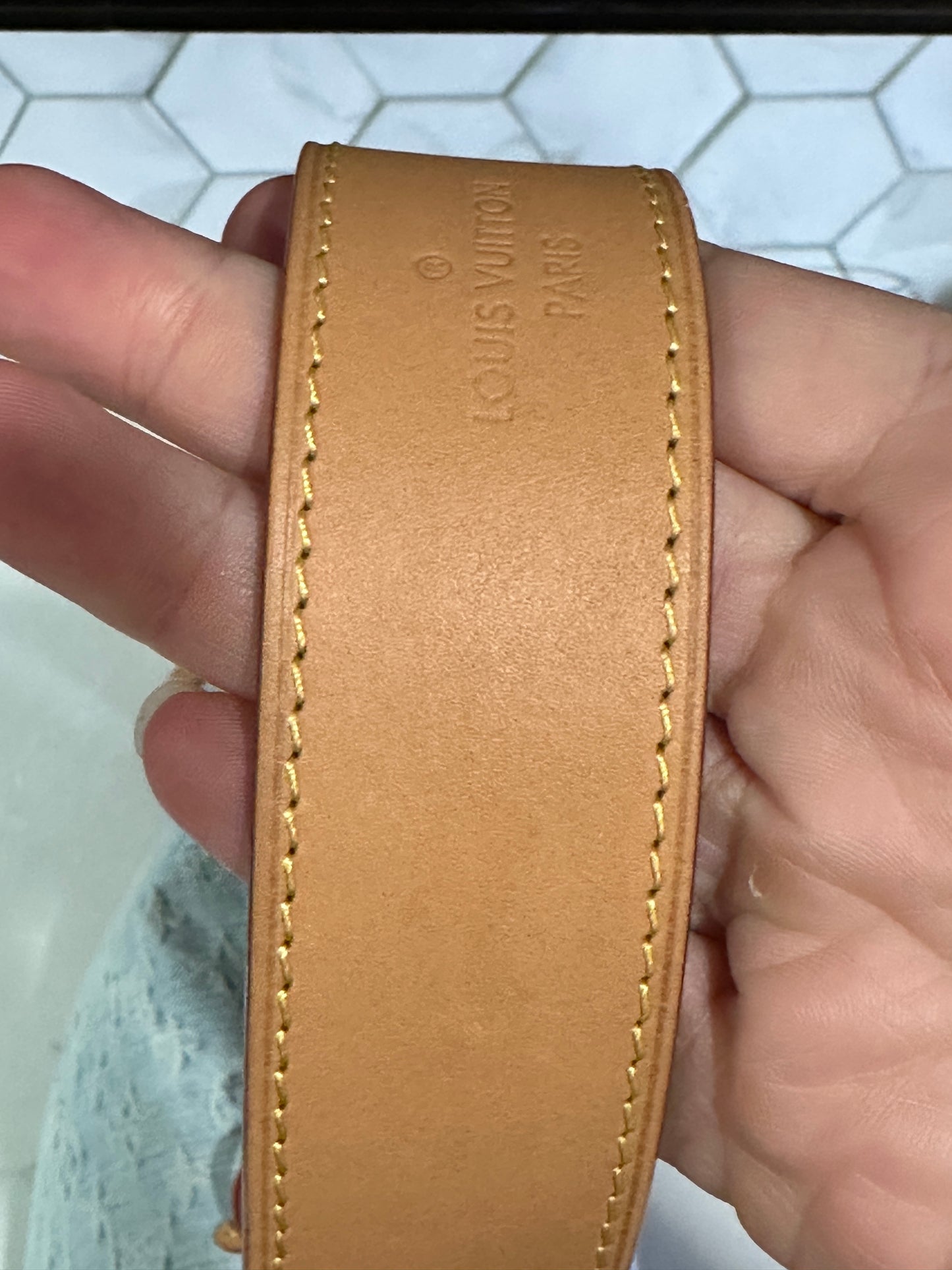 Louis Vuitton CarryAll Hobo Monogram Denim PM 53345