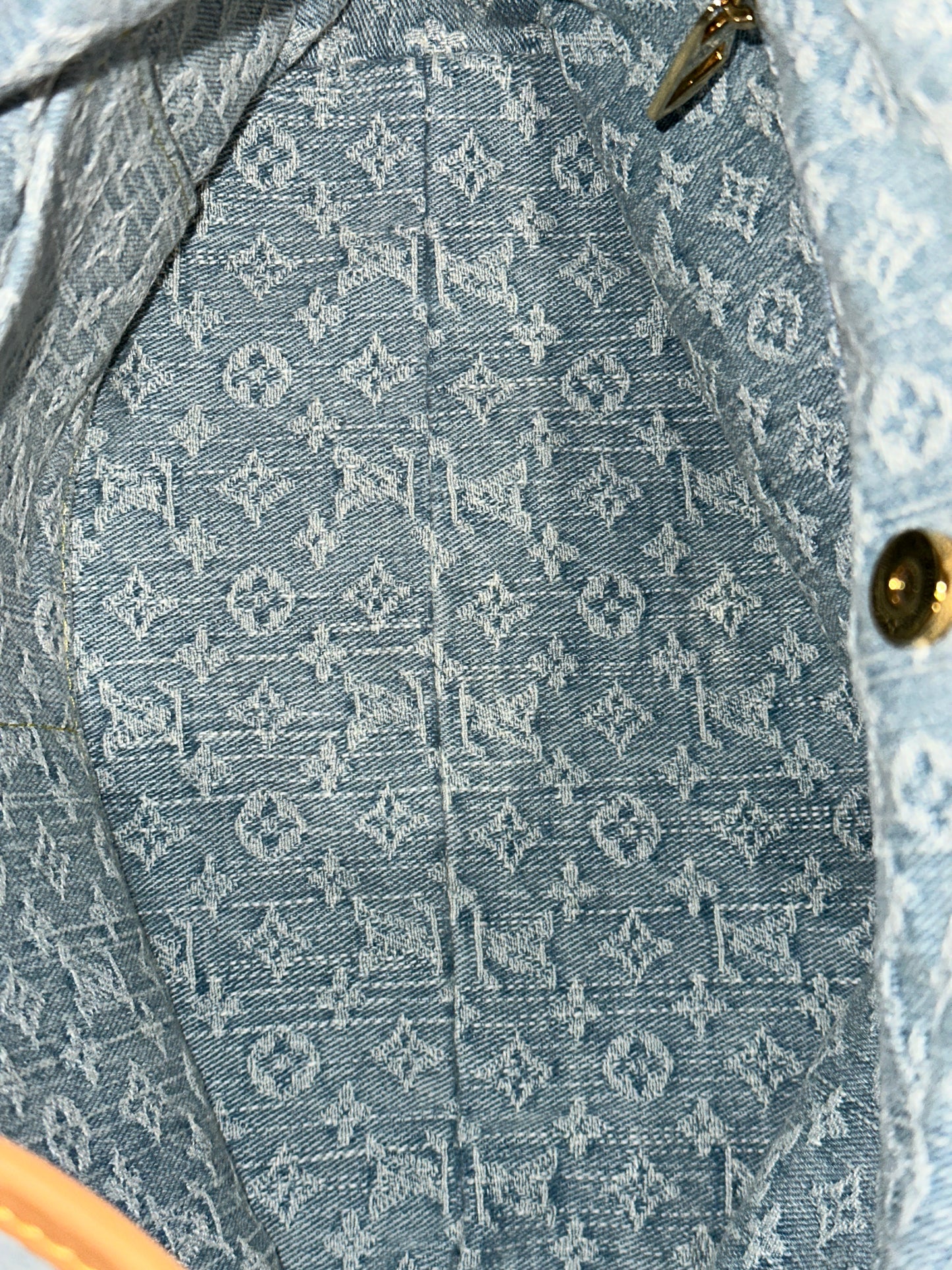 Louis Vuitton CarryAll Hobo Monogram Denim PM 53345