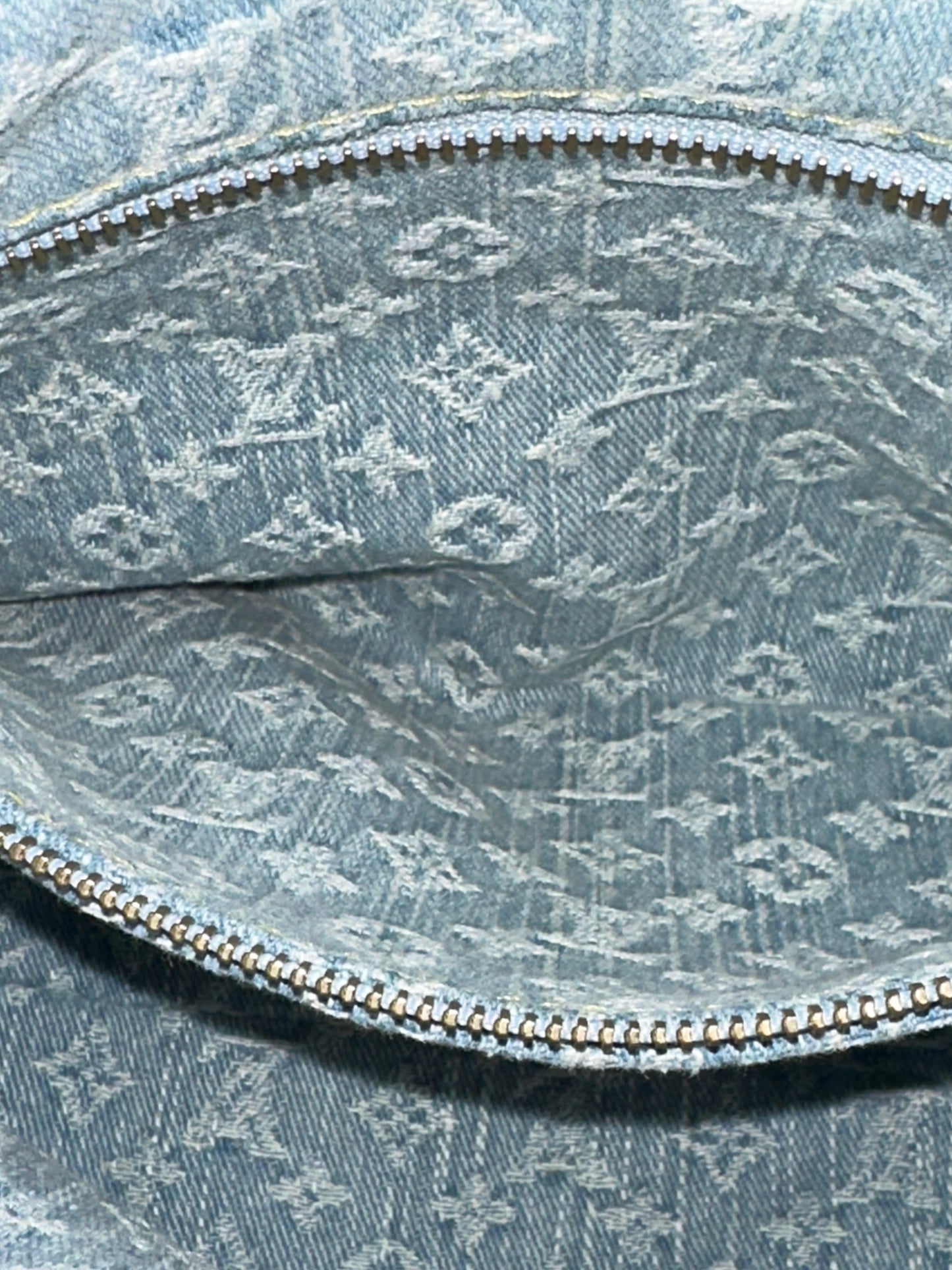 Louis Vuitton CarryAll Hobo Monogram Denim PM 53345