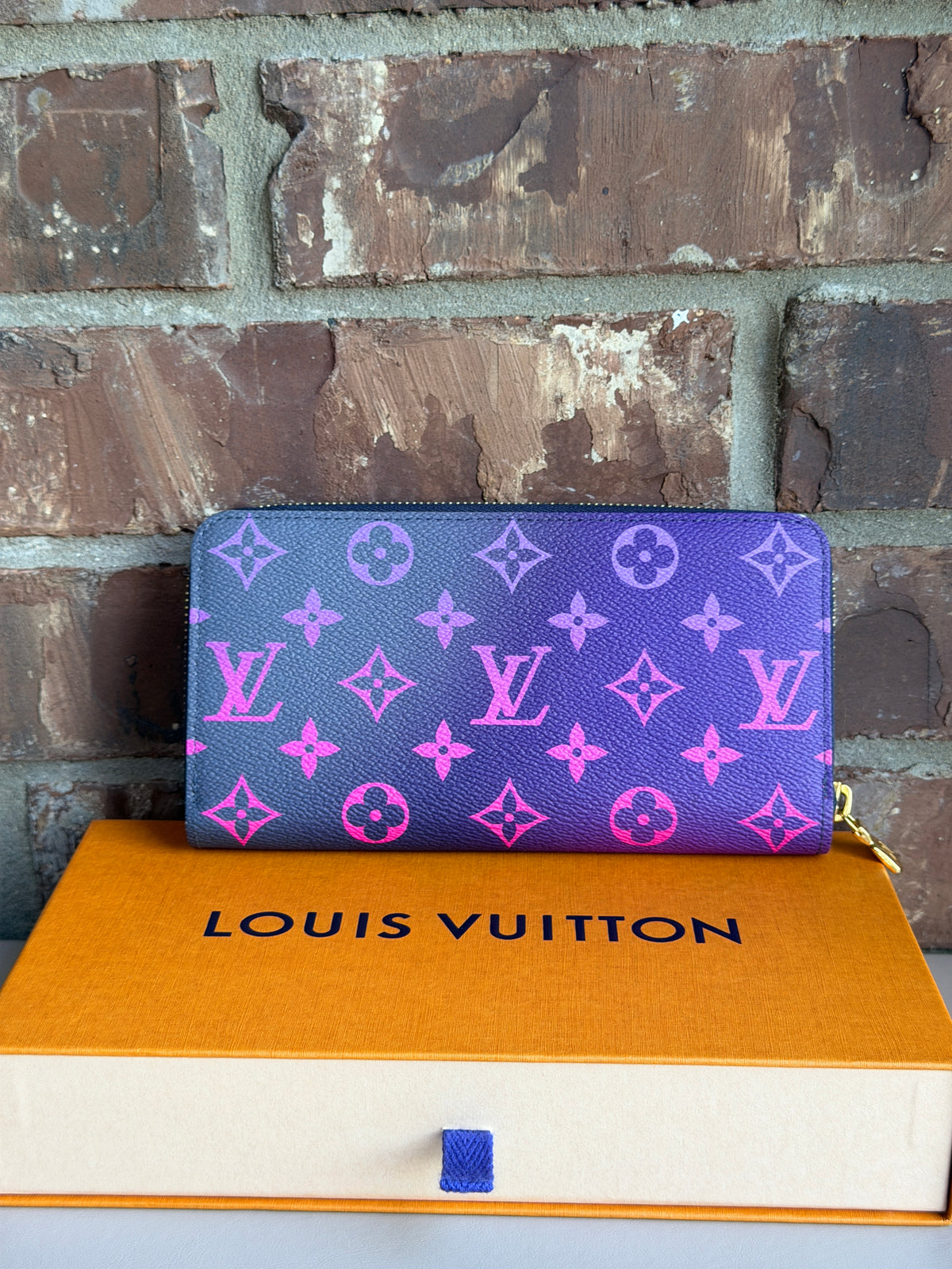 Louis Vuitton Midnight Fuschia Zippy Wallet 23456