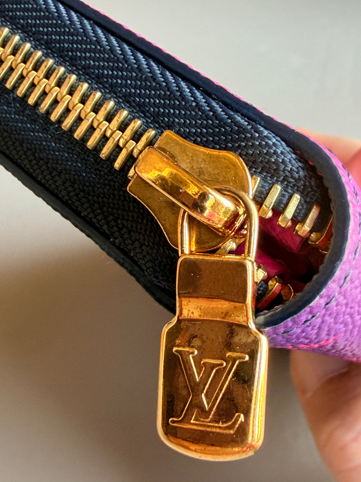 Louis Vuitton Midnight Fuschia Zippy Wallet 23456