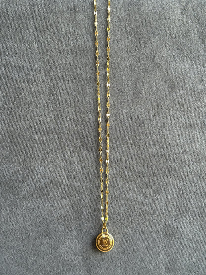 Upcycled Designer Charm Necklace . . . a second story, reimagined