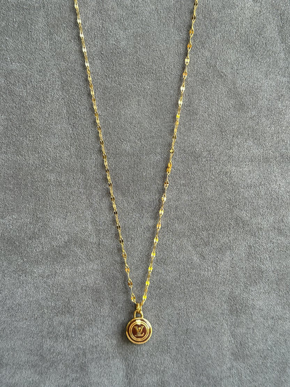 Upcycled Designer Charm Necklace . . . a second story, reimagined