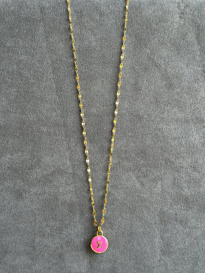 Upcycled Designer Charm Necklace . . . a second story, reimagined