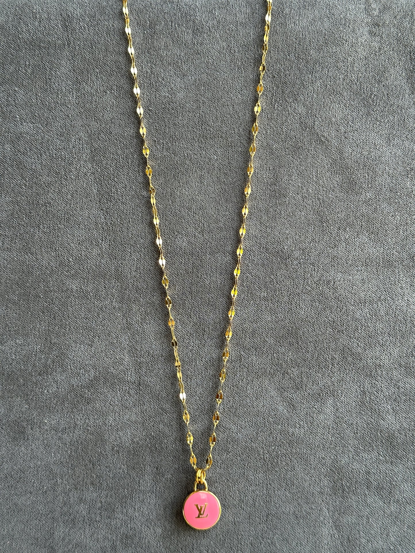 Upcycled Designer Charm Necklace . . . a second story, reimagined