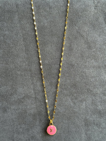Upcycled Designer Charm Necklace . . . a second story, reimagined