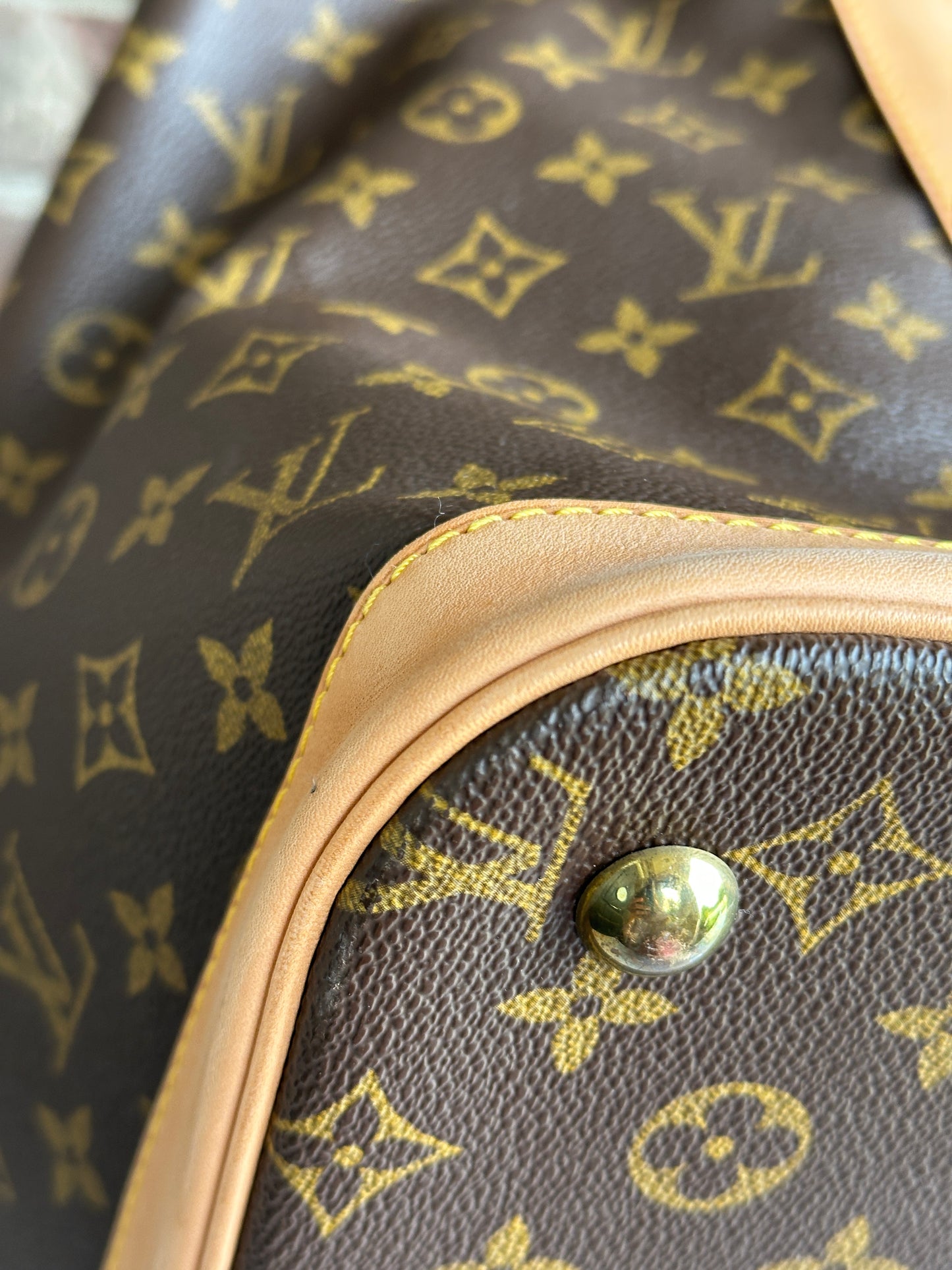 Louis Vuitton Cruiser Handbag Monogram Canvas 45 Brown - 17186