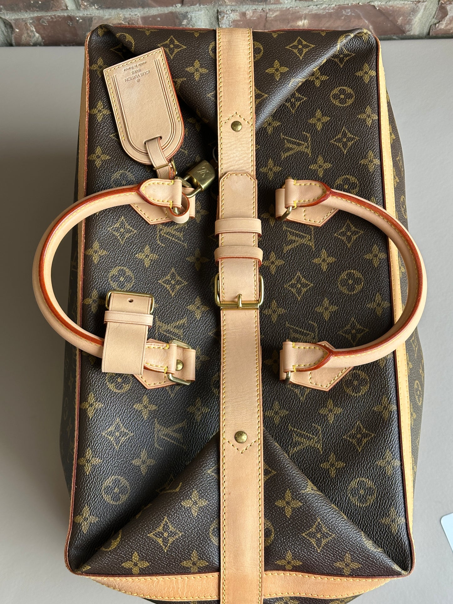 Louis Vuitton Cruiser Handbag Monogram Canvas 45 Brown - 17186