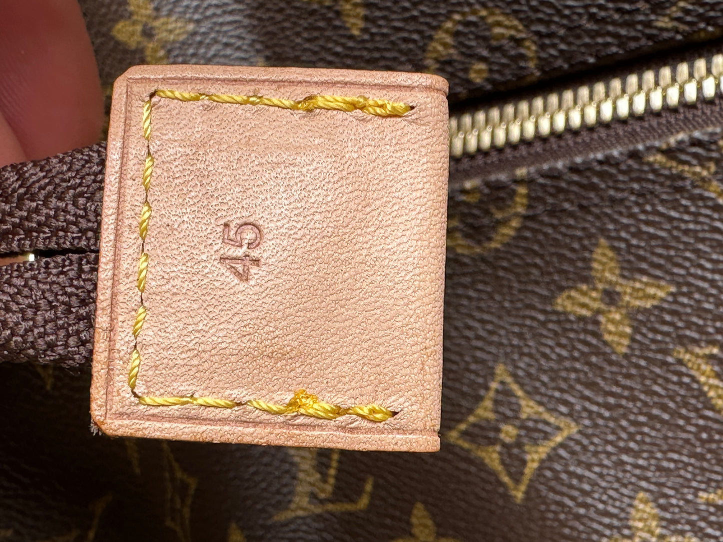 Louis Vuitton Cruiser Handbag Monogram Canvas 45 Brown - 17186