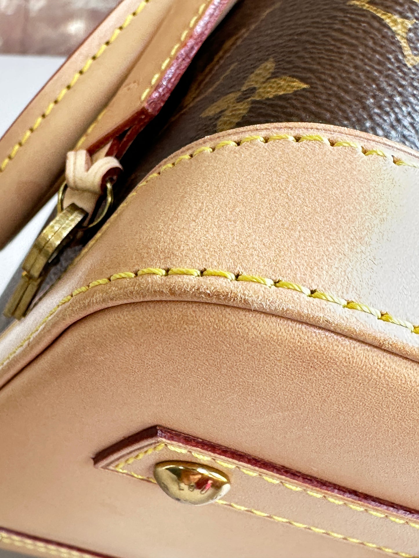 Louis Vuitton Alma Handbag Monogram Canvas BB Brown 92801