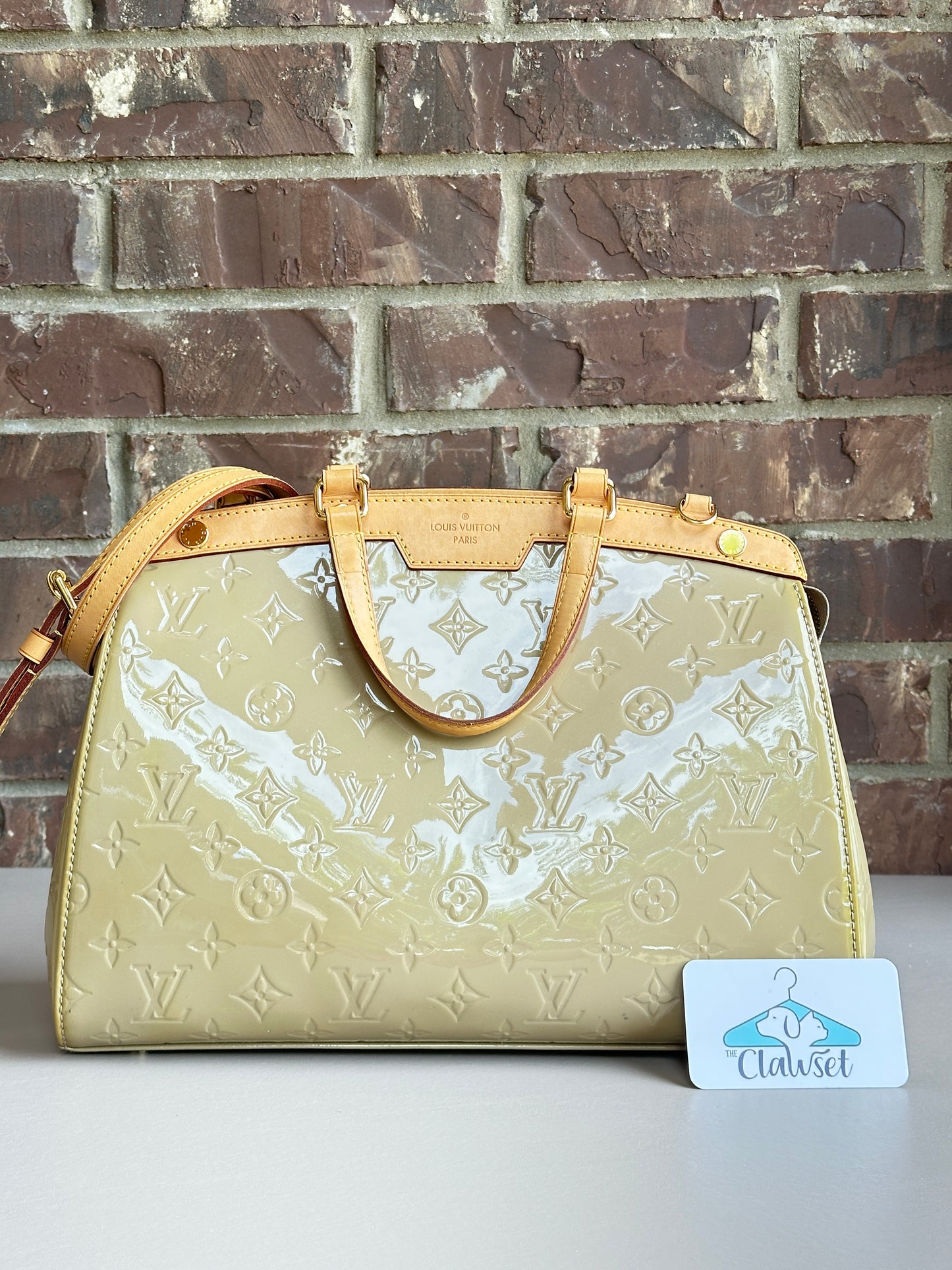 Louis Vuitton Brea Handbag Monogram Vernis MM 83274