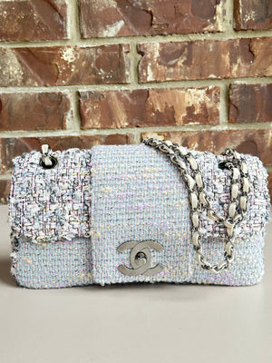Chanel Fantasy Flap Bag Tweed Medium	Multicolor 74534