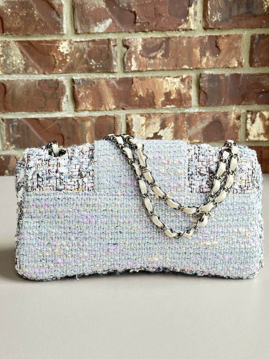 Chanel Fantasy Flap Bag Tweed Medium	Multicolor 74534