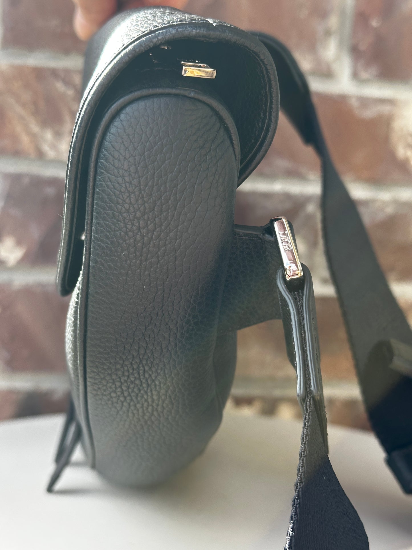 Christian Dior Saddle Crossbody Leather Maxi  60043