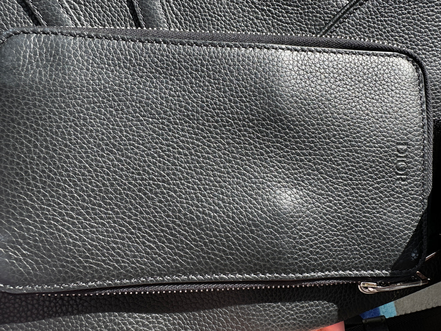 Christian Dior Saddle Crossbody Leather Maxi  60043