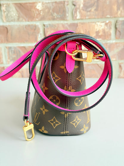 Louis Vuitton Monogram Neverfull Inside Out Bandouliere BB Rose Pondichery 59281