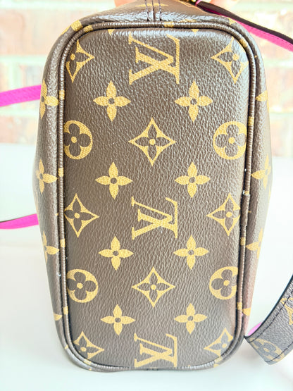 Louis Vuitton Monogram Neverfull Inside Out Bandouliere BB Rose Pondichery 59281
