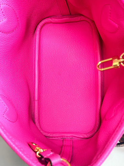 Louis Vuitton Monogram Neverfull Inside Out Bandouliere BB Rose Pondichery 59281