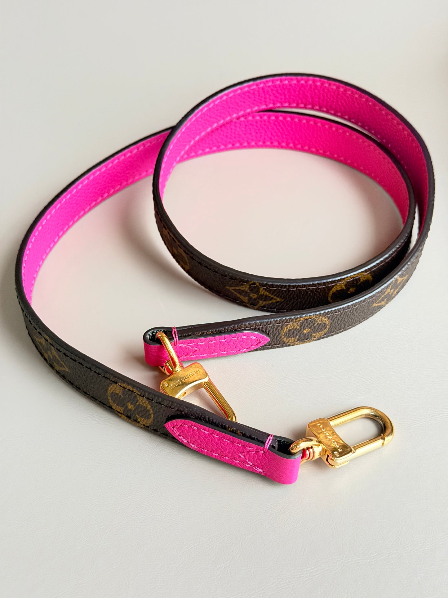 Louis Vuitton Monogram Neverfull Inside Out Bandouliere BB Rose Pondichery 59281