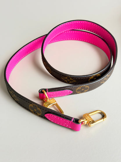Louis Vuitton Monogram Neverfull Inside Out Bandouliere BB Rose Pondichery 59281