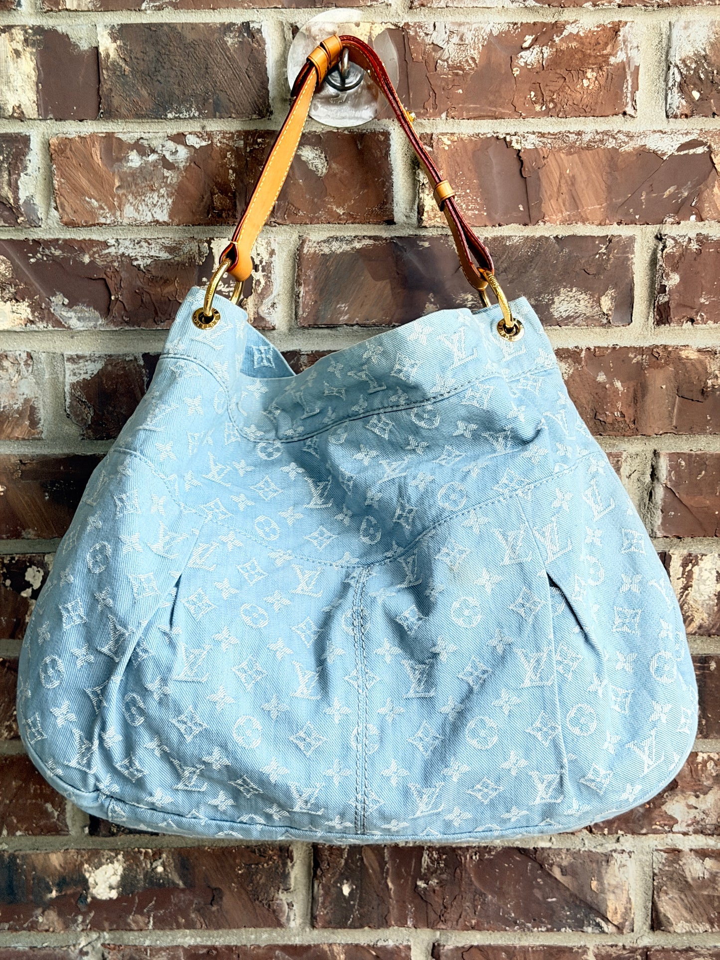 Louis Vuitton Daily Handbag Light Denim GM	74575