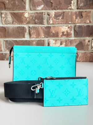 Louis Vuitton Gaston Wearable Wallet Monogram Taigarama - Miami Green 23768