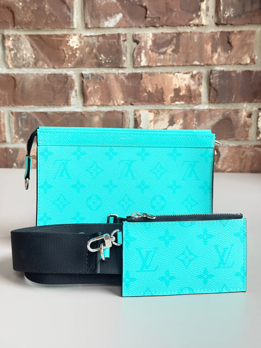 Louis Vuitton Gaston Wearable Wallet Monogram Taigarama - Miami Green 23768