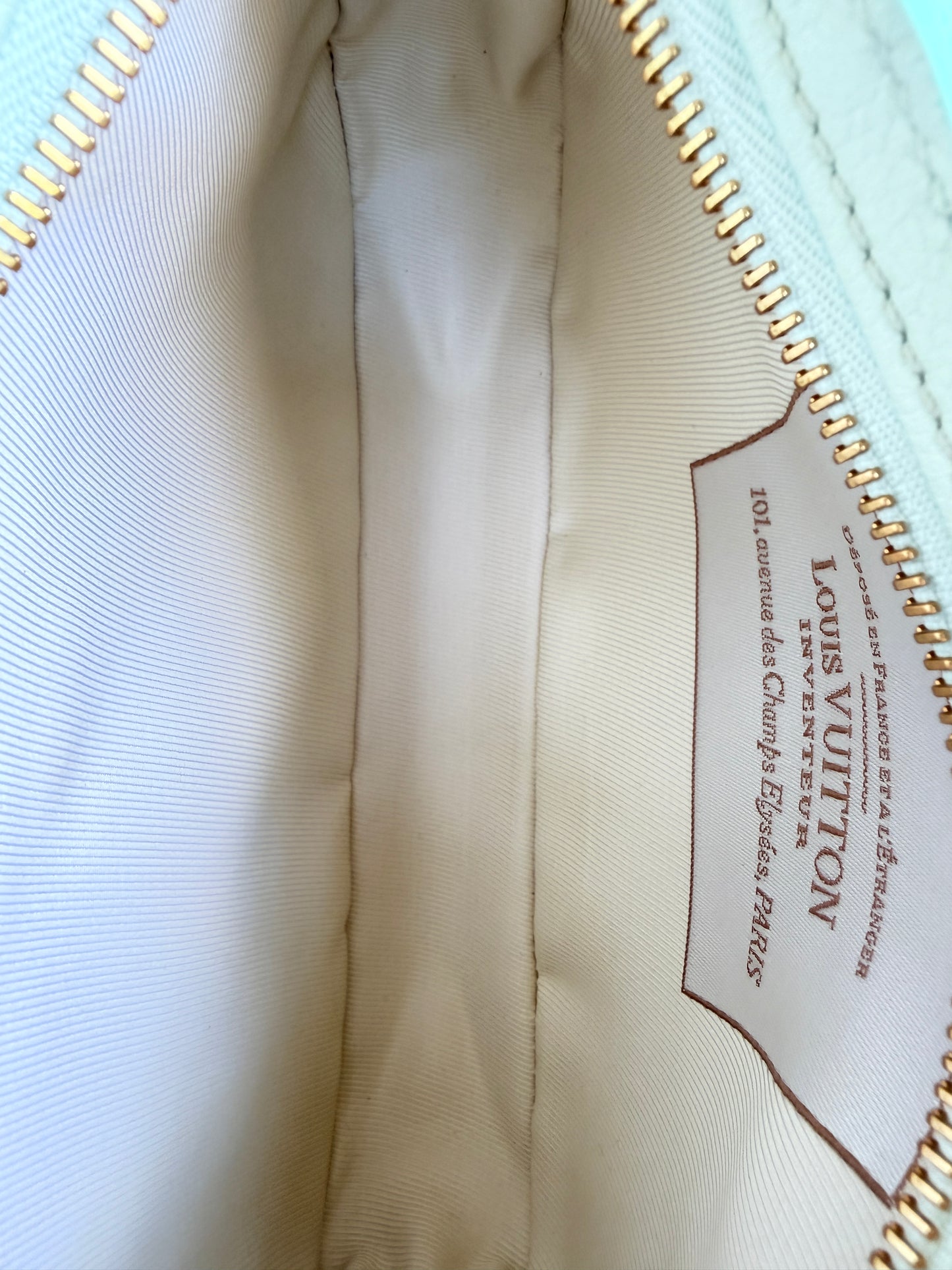 Louis Vuitton Pochette Accessoires Monogram Sabbia with Leather 71964