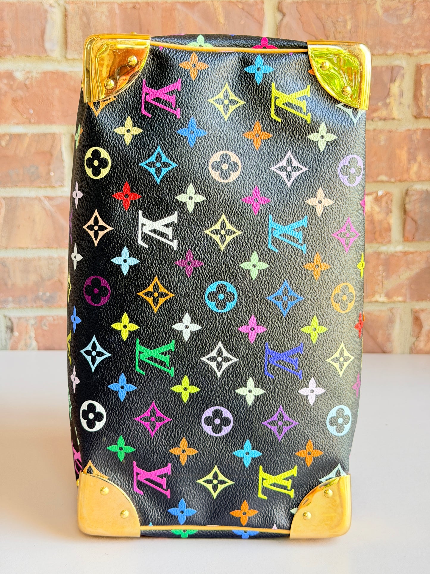 Louis Vuitton Monogram Multicolor Speedy 30 Black 48293