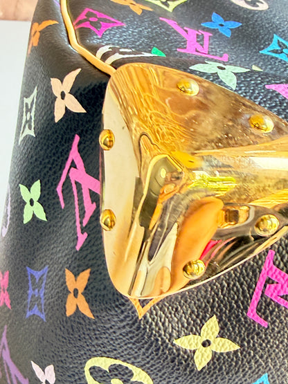 Louis Vuitton Monogram Multicolor Speedy 30 Black 48293