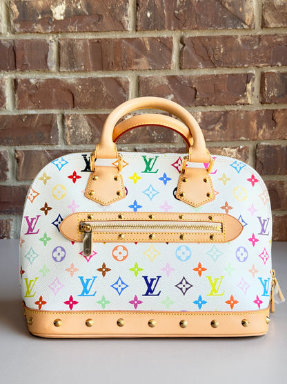 Louis Vuitton Alma White Multicolor 54892