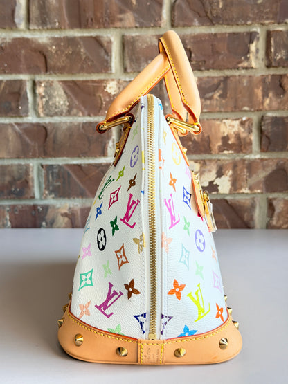 Louis Vuitton Alma White Multicolor 54892