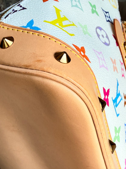 Louis Vuitton Alma White Multicolor 54892