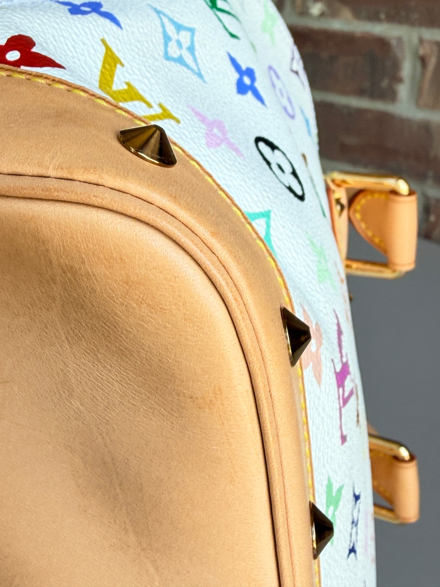 Louis Vuitton Alma White Multicolor 54892