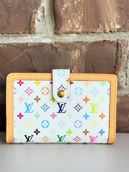Louis Vuitton Monogram Multicolor French Purse Wallet 54018