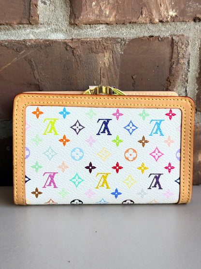 Louis Vuitton Monogram Multicolor French Purse Wallet 54018